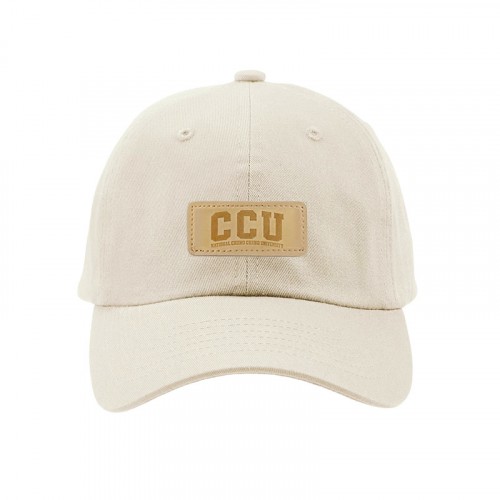 CCU皮革標老帽_象牙白