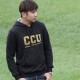 【絕版出清，售完不補】CCU燙金刷毛帽Ｔ(男女適穿)_黑
