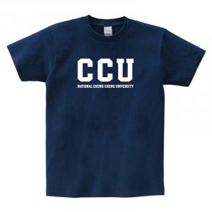 CCU經典款純棉短T_深藍