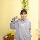【最後一件，售完為止】CCU冰淇淋色落肩帽T_薰衣草紫