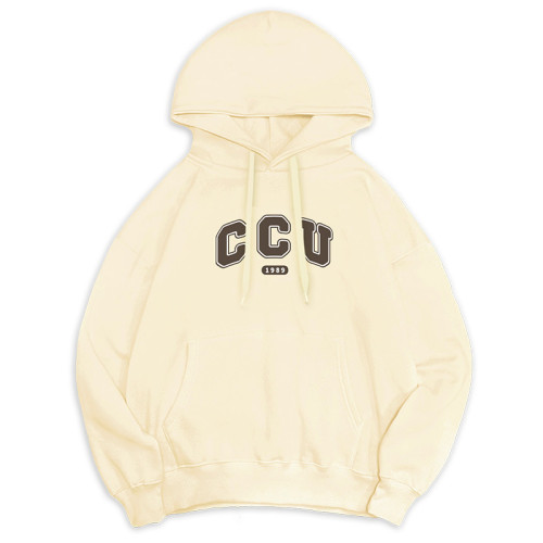 【最後現貨，售完為止】CCU冬日輕甜系落肩帽T_奶霜白