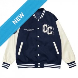 【現貨販售，售完預購】CCU美式經典棒球外套_靜謐藍