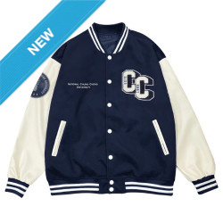 【限量現貨，售完預購】CCU美式經典棒球外套_靜謐藍