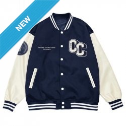 【限量現貨，售完預購】CCU美式經典棒球外套_靜謐藍