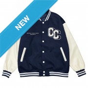 【限量現貨，售完預購】CCU美式經典棒球外套_靜謐藍