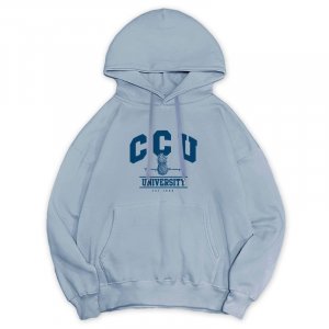 【預購釋出，售完為止】CCU午厚時光落肩帽T_蘇打汽水
