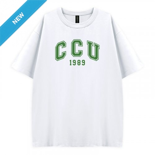 【2025夏季新品】CCU好涼的寬版短T_雪花冰(白)