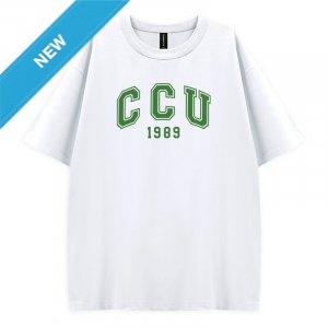 【2025夏季新品】CCU好涼的寬版短T_雪花冰(白)