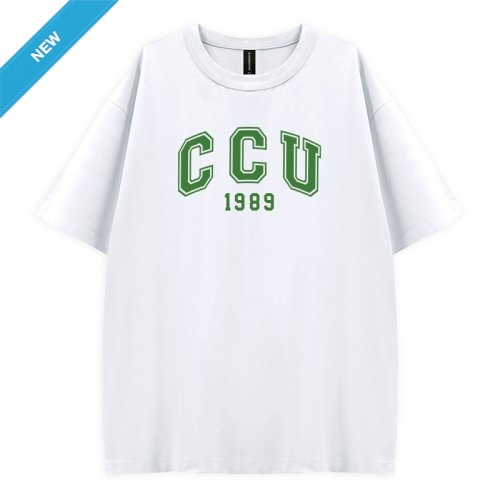 【2025夏季新品】CCU好涼的寬版短T_雪花冰(白)