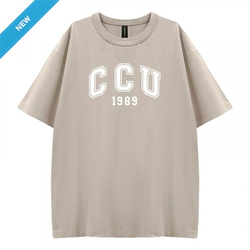 【2025夏季新品】CCU好涼的寬版短T_花生冰(淺卡其)