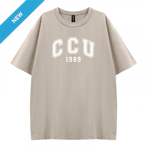 【2025夏季新品】CCU好涼的寬版短T_花生冰(淺卡其)