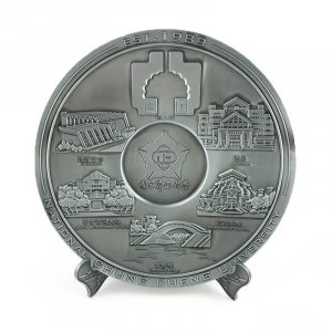 【絕版出清，售完不補】CCU金屬圓盤_古錫