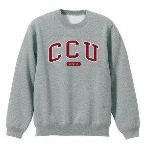 【絕版出清，售完30件起做】CCU經典款美式大學T_灰