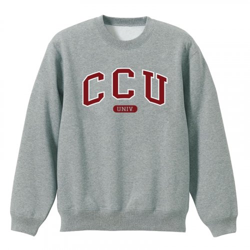 【絕版出清,售完30件起做】CCU經典款美式大學T_灰 【絕版出清,售完30件起做】CCU經典款美式大學T_灰