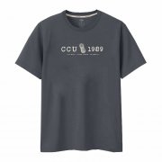 【限量新品，售完不補】CCU鳳梨印象純棉短T_星夜霧黑