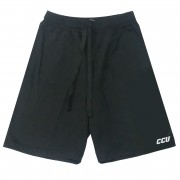 【絕版出清，售完10件起做】CCU休閒有型棉短褲_黑